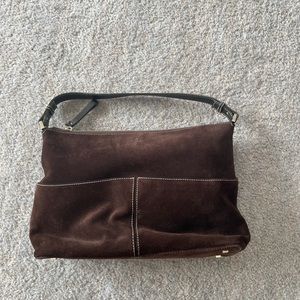 Kate Spade brown suede bag